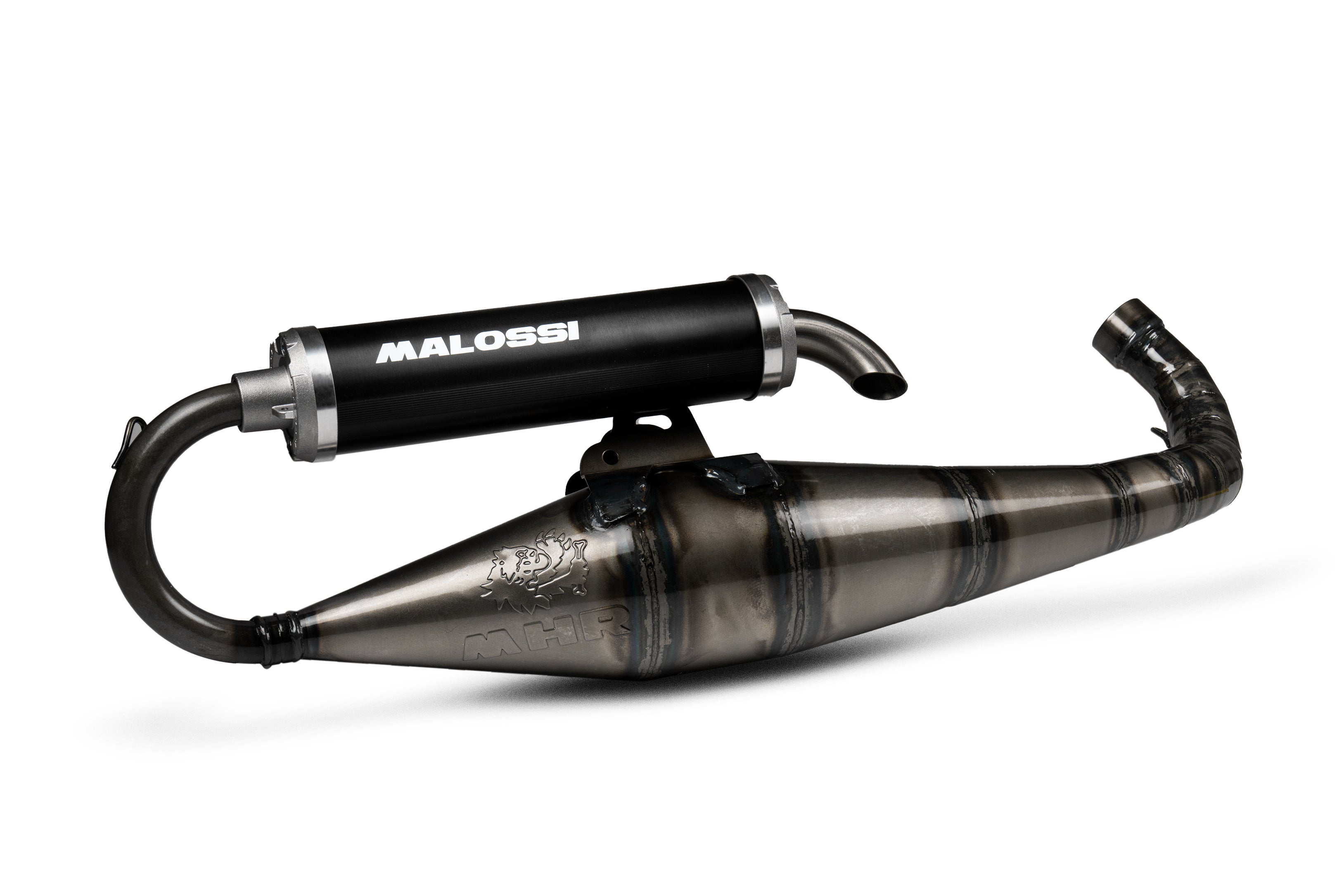 Yamaha Horizontal Minarelli Malossi MHR Team 2 Race Exhaust – Dos 