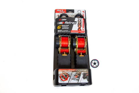 Caliber Retrax Auto-Retracting Ratchet Strap