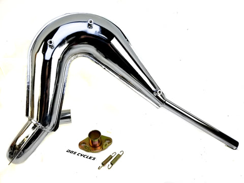 Yamaha DT50LC Botanas Racing High Pipe - Chrome
