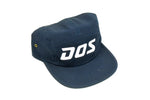 DOS 5 Panel - White on Navy