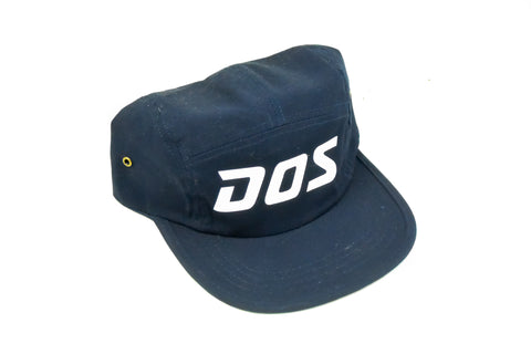 DOS 5 Panel - White on Navy
