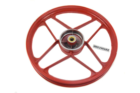 NOS Derbi Front Mag Wheel - RED