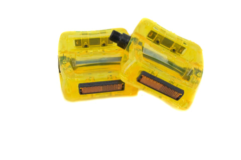 Yellow Plastic Pedals