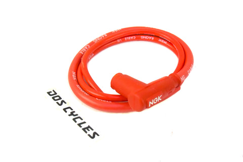 NGK CR5 Red Silicone Spark Plug Wire with Boot