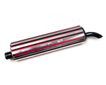 Pink and Chrome Rail Baffle