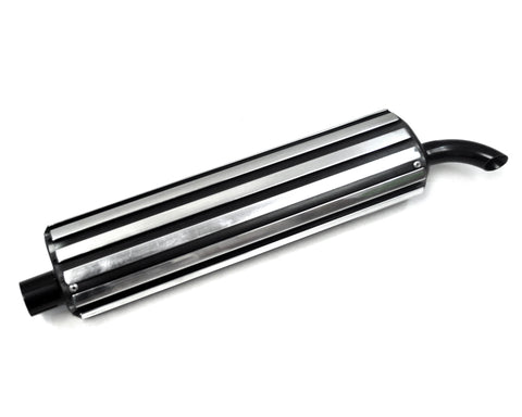 Black and Chrome Rail Baffle