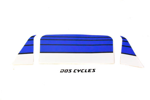 Derbi Variant Sport Headlight Decals - Blue/White