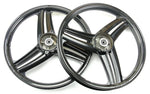 Grimeca 17" 3 Blade Peugeot Wheel Set - Black