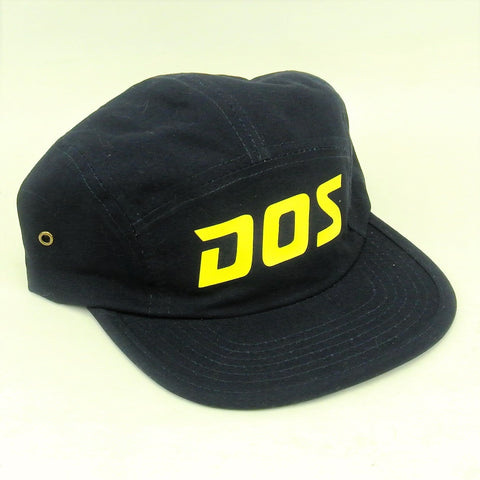 DOS 5 Panel - Yellow on Navy
