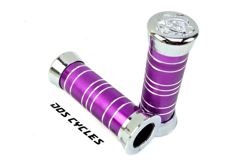 Hokey Purple Stripe Grips