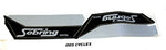 Motomarina Sebring Toolbox Decals - Black/Silver