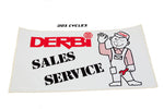 Derbi Sales and Service Shop Decal