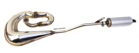 Puch DOS Circuit Exhaust - Polished Stainless