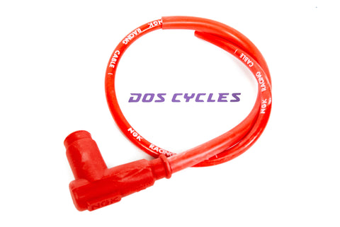 NGK CR2 Red Silicone Plug Wire with Cap