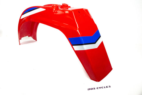 Derbi Variant Sport Rear Fender - Red