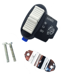 CEV Horn/Light Switch with Blue Horn Button and Grey Switch